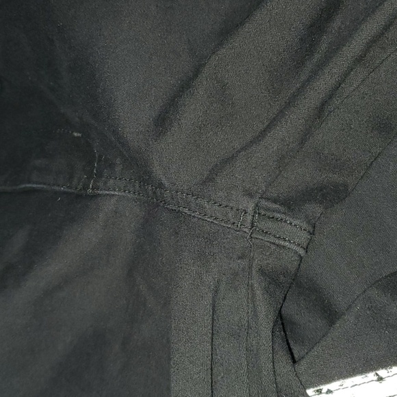 New York & Company Jeans Womens Size 6 Black White Side Stripe Fabric Comfy - Picture 14 of 14